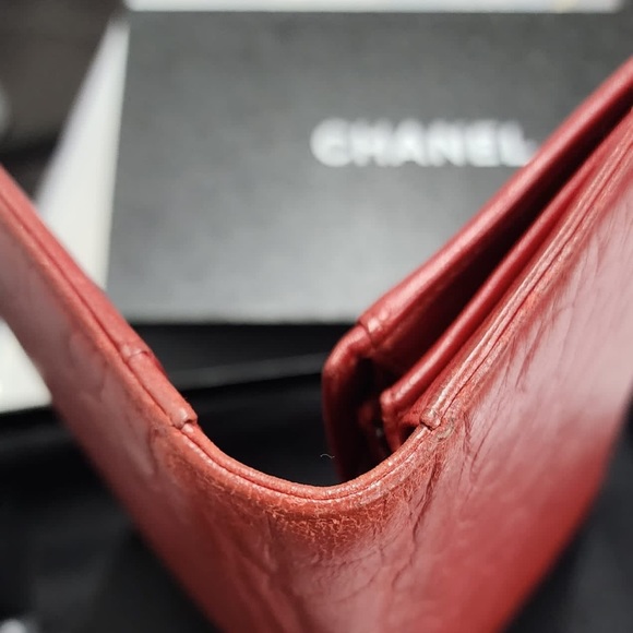 Authentic Pre-loved Lambskin Camellia CC Long Wallet - Picture 10 of 11